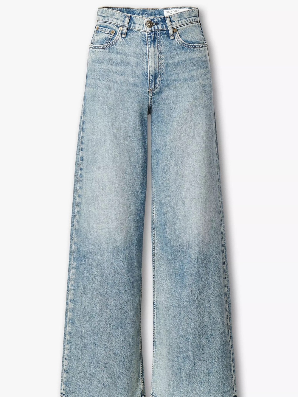 rb.Sofie Wide-Leg Light Blue Jeans - Picture 3 of 5